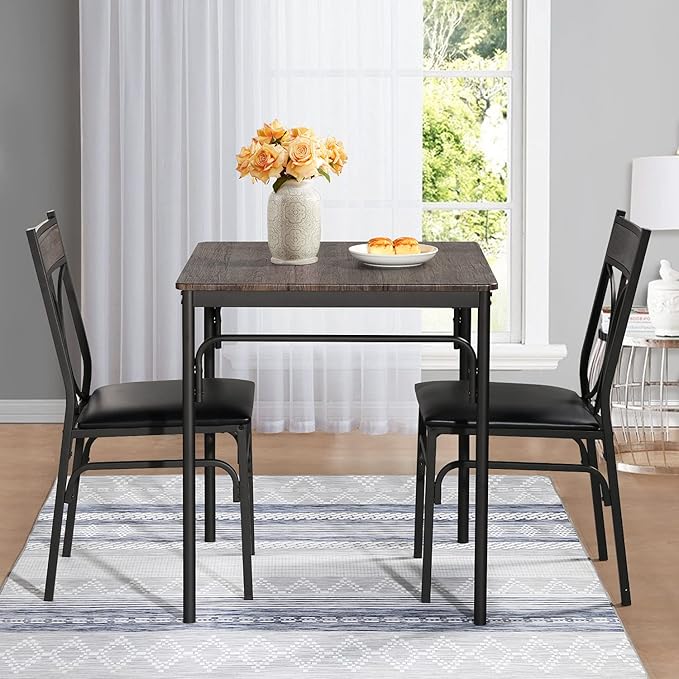 VECELO Kitchen Dining Room Table Set - Image 4
