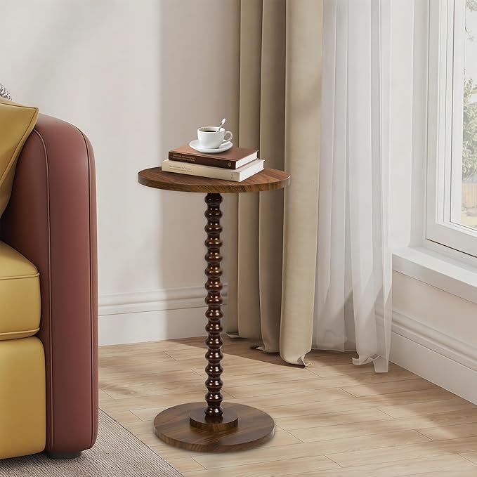Round Side Table, Small End Table - Image 2