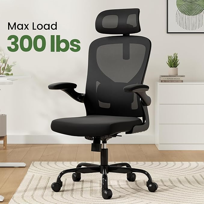 Ergonomic Office Chair, Comfy Home Office Chair High Back Computer Chair - Image 8