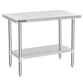 DuraSteel 24x48 Stainless Steel Work Table by DuraSteel