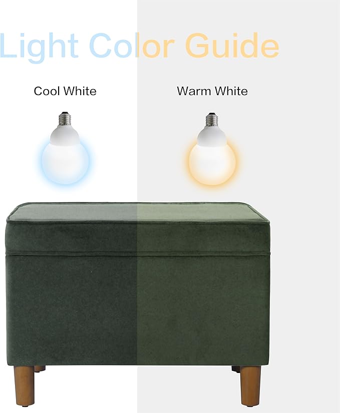 Home Decor | Dinah Collection Modern Storage Ottoman | Ottoman - Image 11