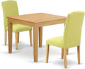 East West Furniture OXEN3-OAK-07 3 Piece Dining Table Set by EastWestFurniture