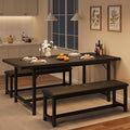 GarveeHome Dining Table Set for 4-6, Kitchen Table Set for Apartment, Small by GarveeHome