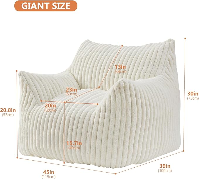 Giant Bean Bag Chairs for Adults - Image 2