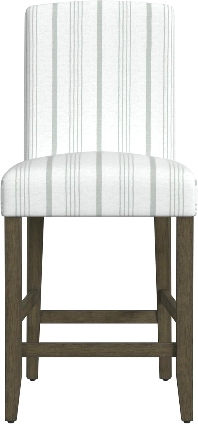 HomePop Curved Back 24" Barstool - Image 4