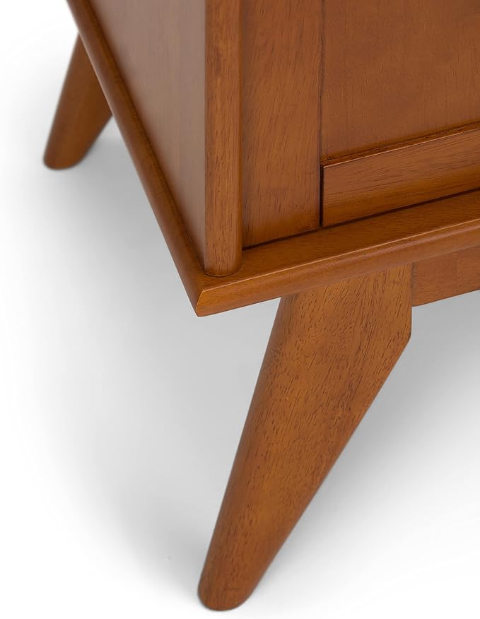SIMPLIHOME Draper SOLID HARDWOOD 60 Inch Wide Mid Century Modern TV Media Stand - Image 10
