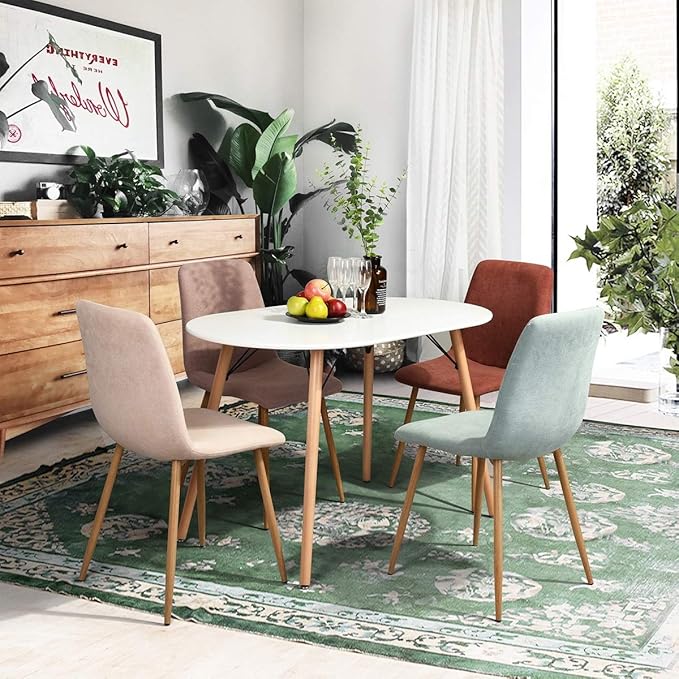 Homy Casa 47.2'' Kitchen Dining Table Minimalist Style Dining Table - Image 4