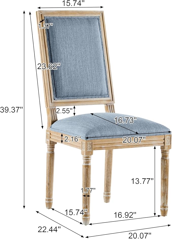 Christopher Knight Home Regina French Country Dining Chairs Set of 2, Wooden - Image 2