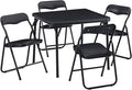 VECELO Kids Folding Activity Table and Chairs 5 Piece Set, by VECELO