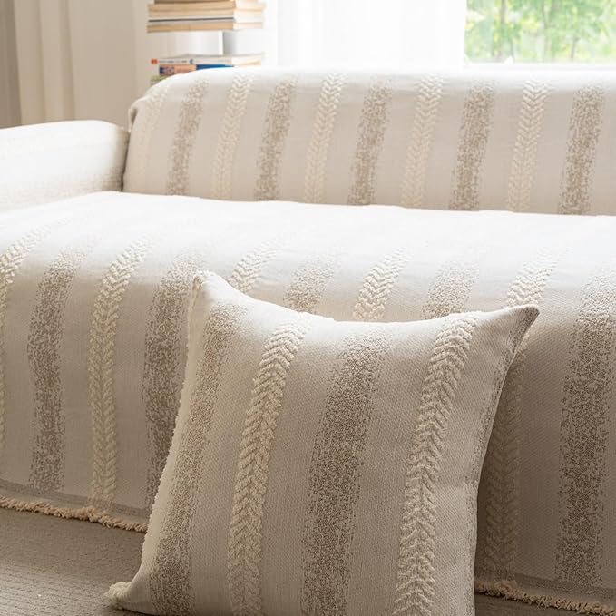 Pack of 1 Decorative Throw Pillow Covers 12x20 Inch, Pillow Cases - Image 3