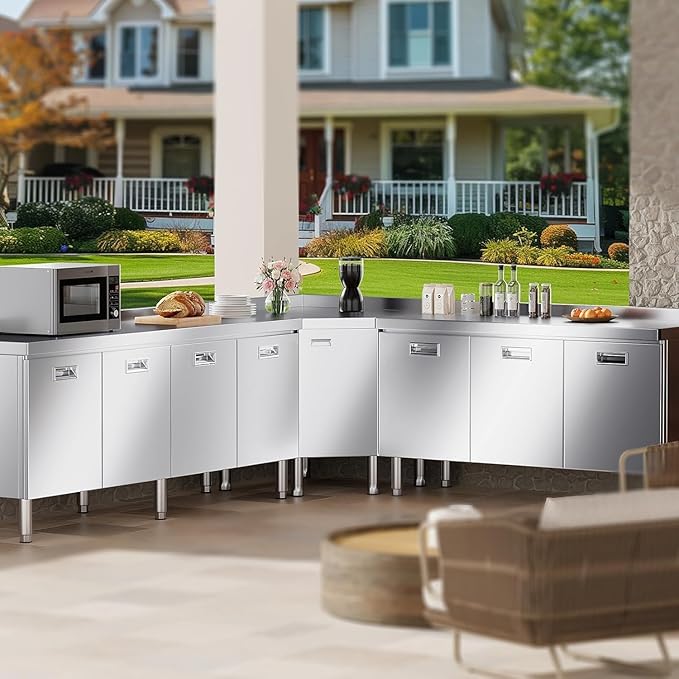 ZZV 59 inch Stainless Steel Prep Table - Image 6