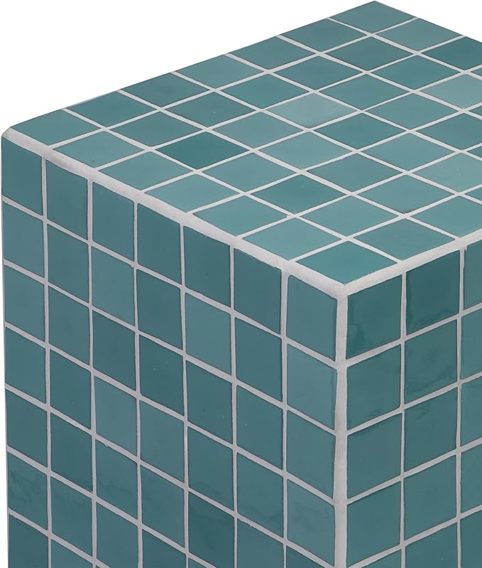 JONATHAN Y END2000A Callista 18" Modern Bohemian Ceramic Tiled Rectangle End - Image 5