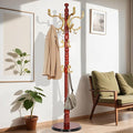 73 in Wood Coat Rack, Coat Rack Freestanding by VEGNIC