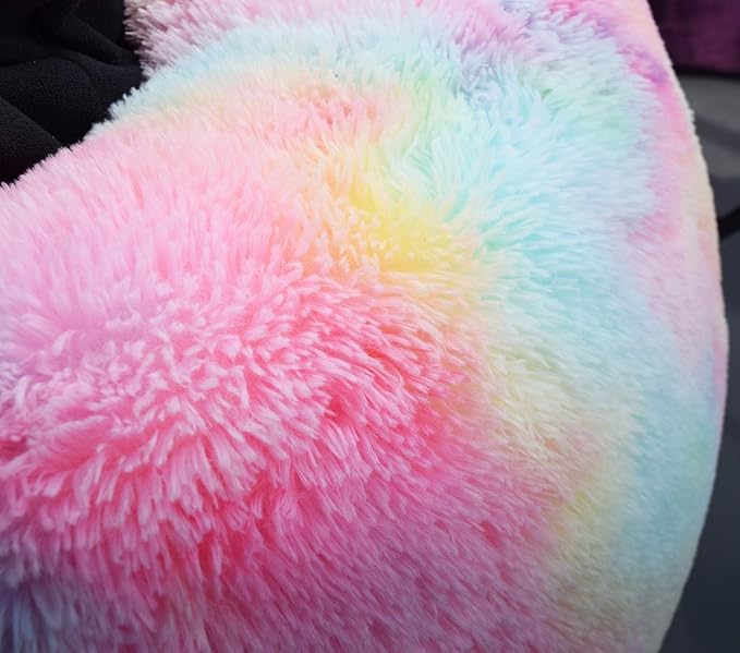Fluffy Bean Bag Chair, 3FT Round Memory Foam Filled Bean Bag - Image 6