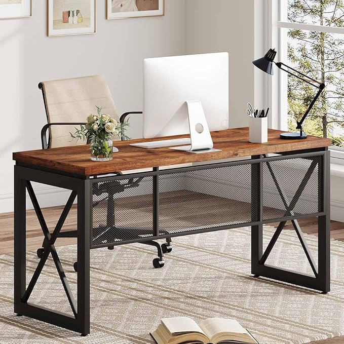 BON AUGURE 60 Inch Computer Desk - Image 7