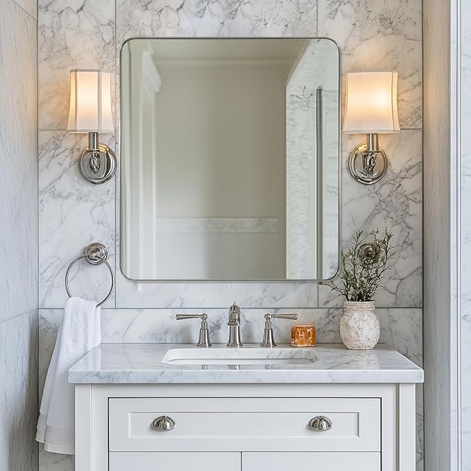 ANDY STAR Chrome Bathroom Mirrors by ANDYSTAR