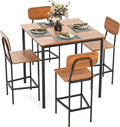 Tangkula Counter Height Dining Table Set, Bar Table and Chairs, Pub Table and by TANGKULA