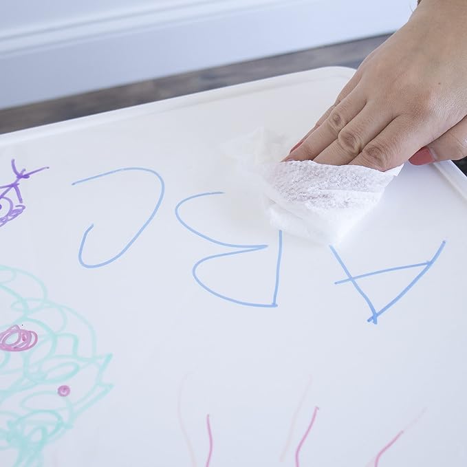 Humble Crew Kids Dry Erase Plastic Table and 2 Set - Image 5