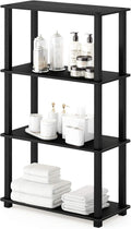 Furinno Turn-N-Tube 4-Tier Multipurpose Shelf Display Rack, Square Tube by Furinno-FitsYourSpaceFitsYourBudget