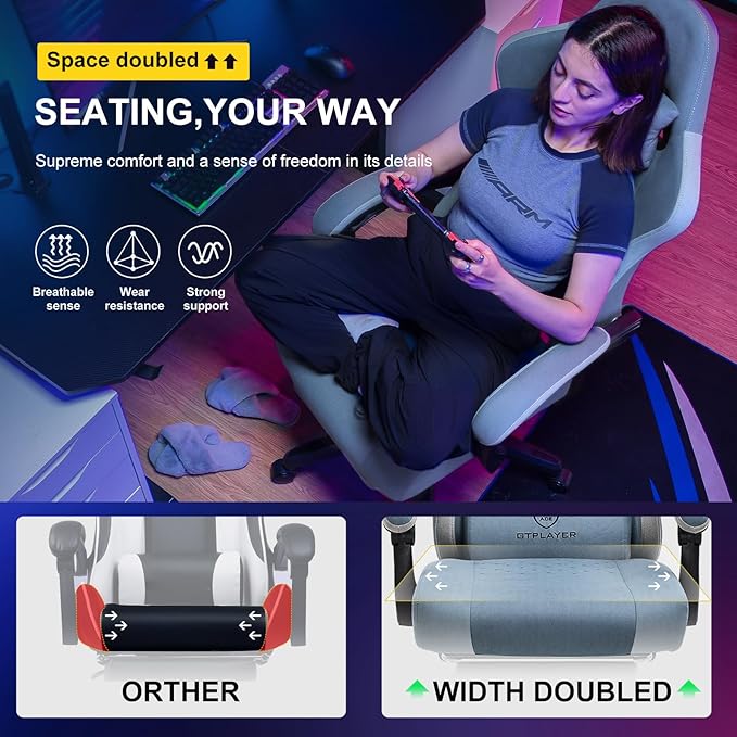 GTPLAYER Gaming Chair, Computer Office Chair - Image 4
