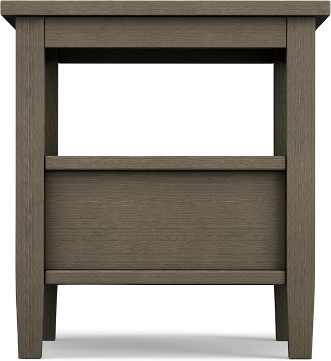 SIMPLIHOME Warm Shaker SOLID WOOD 20 inch Wide Rectangle Transitional End Side - Image 10