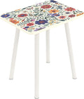 Mandala Small Rectangle End Table, Side Table by Permory