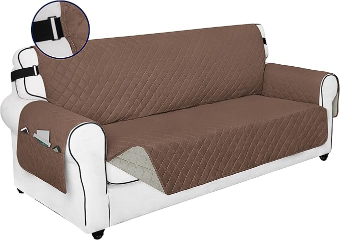 PureFit Reversible Sofa Couch Cover Water Resistant Couch Covers by PureFit