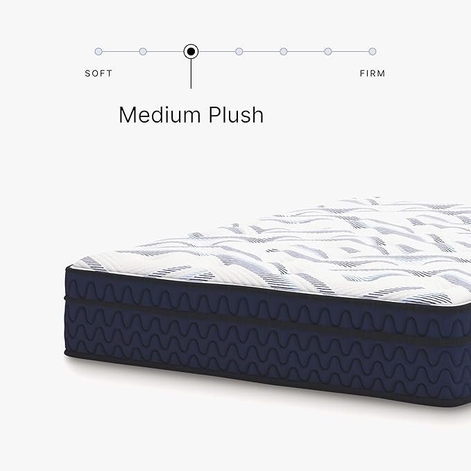 Signature Design by Ashley Twin Size Stack 12 Inch Hybrid Medium Plush Cooling - Image 8