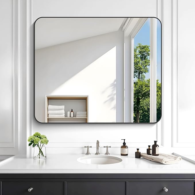 KOCUUY 30x36 Inch Rectangle Bathroom Mirror - Image 2