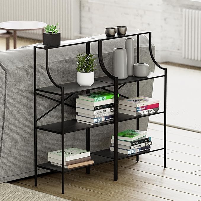 Console Table, entryway Table 4-Tier Sofa Table - Image 4