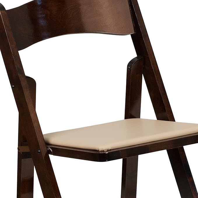 Flash Furniture 2 Pack HERCULES Series Fruitwood Wood Folding Chair - Image 16