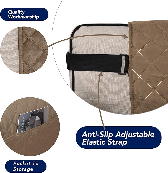 PureFit Reversible Sofa Couch Cover Water Resistant Couch Covers - Image 3