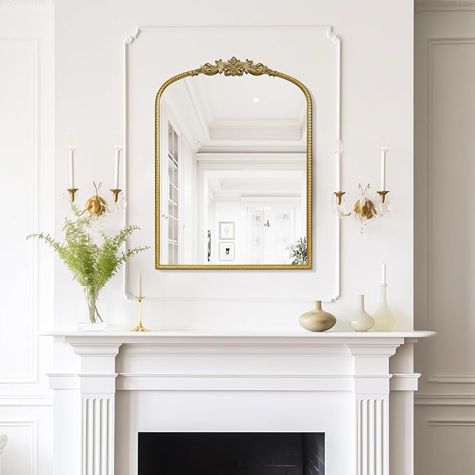 WallBeyond Gold Vintage Mirror - Image 3