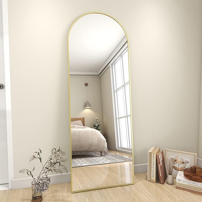 Koonmi Full Length Mirror, Standing Hanging or Leaning Full Body Mirror by KOONMI