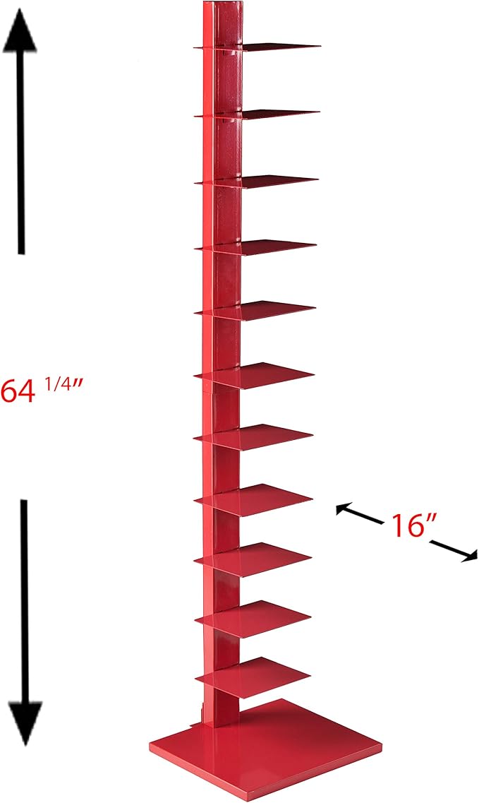 SEI Furniture Stewartby Spine Tower Shelf - Image 4