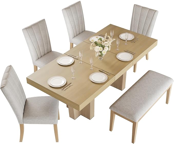 Ball & Cast 6 Piece Farmhouse Dining Table Set - Image 10