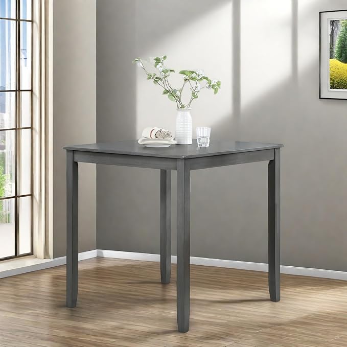 Dining Table for 4, Wooden Rectangular Kitchen Table by Outdoorchairs
