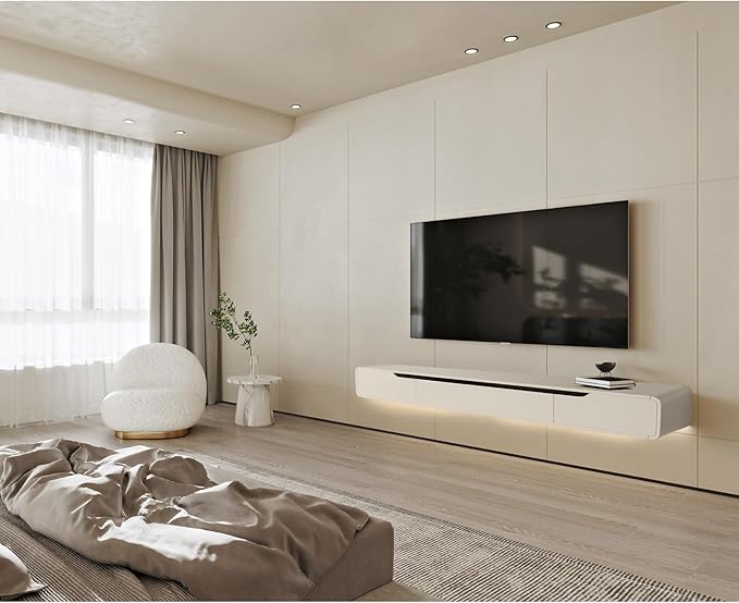 High Gloss Floating TV Stand - Image 7