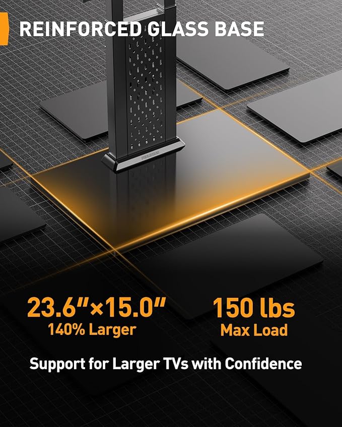 Perlegear Universal Swivel TV Stand - Image 7