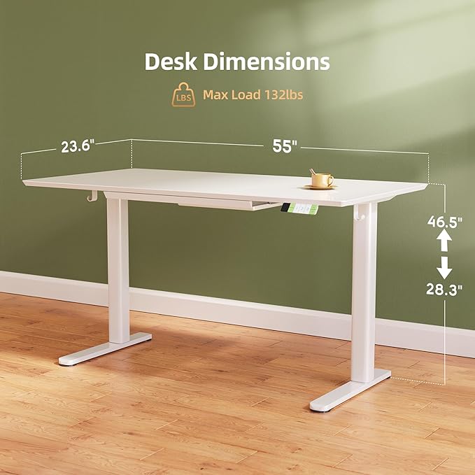 INNOVAR Glass Standing Desk - Image 3