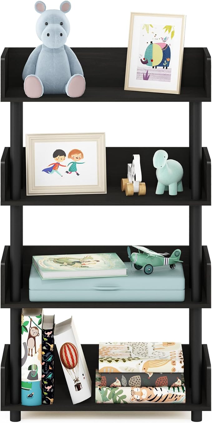 Furinno Turn-N-Tube 4-Tier Multipurposes Display Rack, Open Shelf Rack/Storage - Image 3