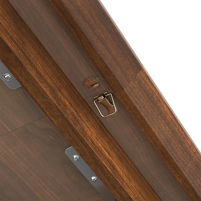 SIMPLIHOME Colby Extendable Dining Table, Solid Wood Walnut Veneer in Walnut - Image 15