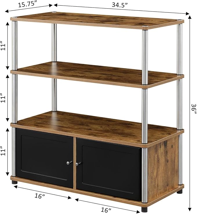 Convenience Concepts Designs2Go Highboy TV Stand - Image 3