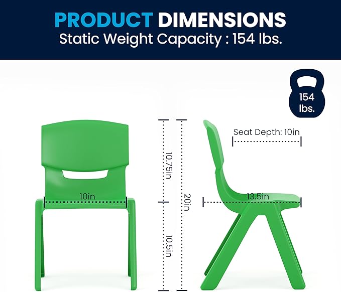 Flash Furniture Emmy Adjustable Classroom Activity Table - Image 3