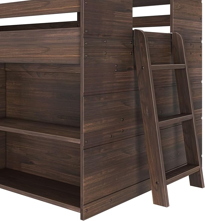 Max & Lily Modern Farmhouse Twin Low Loft Bed - Image 5