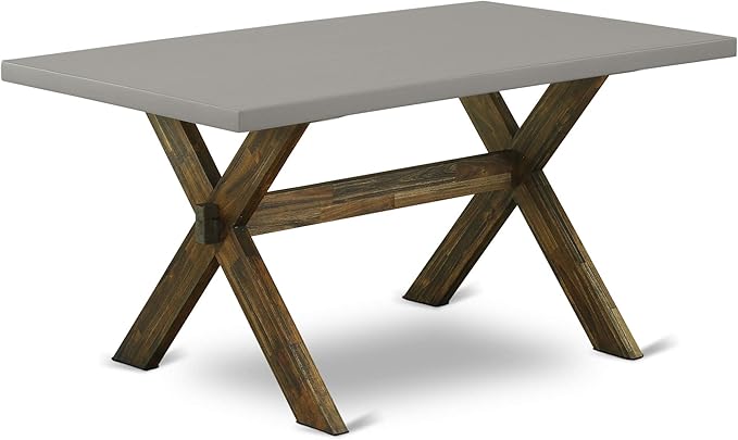 East West Furniture X797FL716-9 9 Piece Dining Set Includes a Rectangle Dining - Image 3