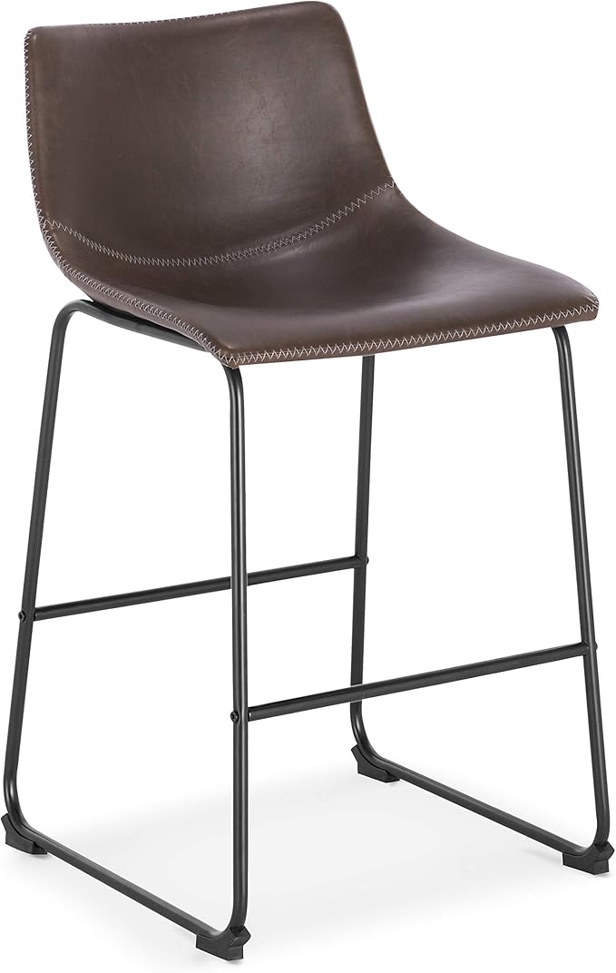 EdgeMod Brinley Counter Stool in Brown - Image 7