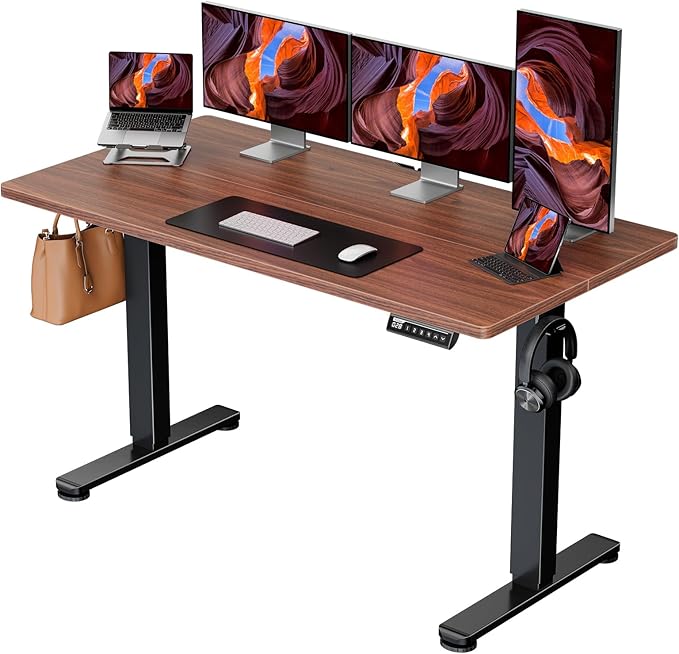 ErGear Height Adjustable Electric Standing Desk, 55 x 28 Inches Sit Stand up by ErGear