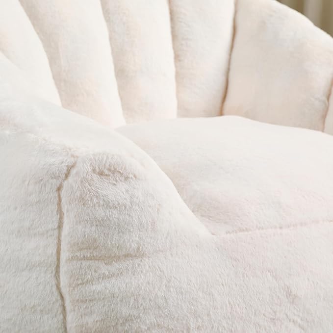 Furniliving Bean Bag Chair, Giant Bean Bag Chair Stuffed Floor Sofa - Image 8