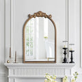 ironsmithn Gold Arched Mirror, Metal Decorative Accent Mirrors by ironsmithn